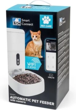 LSC Automatische Voerbak - Voerautomaat - Voederbak Kat & Hond - Camera, App En WiFi - Wit -Huisdierbenodigdheden Korting 823x1200 3