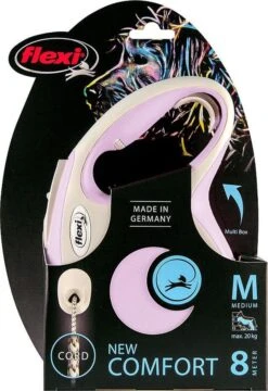 Hondenriem - Looplijn - FLEXI Rollijn NEW COMFORT Koord - M - Rose - 8 Meter -Huisdierbenodigdheden Korting 824x1200 1