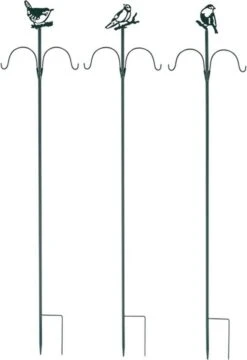 Esschert Design Voederstation Vogel Groen Metaal