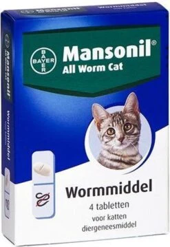 Mansonil All Worm Cat Ontworming - Kat - 2 Tabletten -Huisdierbenodigdheden Korting 825x1200 3