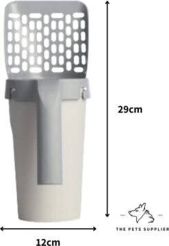 The Pets Supplier - Kattenbak Schep - Kattenbakschep Met Opvangbak - Kattenbak Grind - Kattenzakjes -Huisdierbenodigdheden Korting 826x1200 5