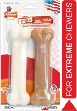 Nylabone Dura Chew Twin Pack Bacon & Chicken Bone Wolf -Huisdierbenodigdheden Korting 834x1200 3