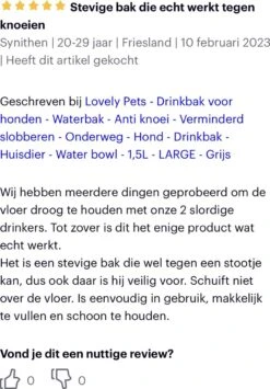 Lovely Pets - Drinkbak Hond - Drinkbak Voor Honden - Waterbak - Anti Knoei - Verminderd Slobberen - Onderweg - Hond - Drinkbak - Huisdier - Water Bowl - Roadrefresher - LARGE - Roze -Huisdierbenodigdheden Korting 835x1200 1