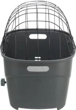 Trixie Fietsmand Voor Bagagedrager Met Draadkoepel Kunststof Grijs (46X36X47 CM) -Huisdierbenodigdheden Korting 836x1200 5