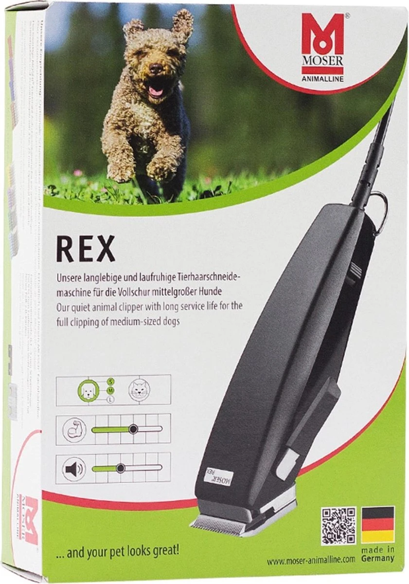 Moser Rex 1230 Dierentondeuse - 15 W - 6 Standen - Zwart 5 Moser Rex 1230 Dierentondeuse - 15 W - 6 Standen - Zwart - Image 3