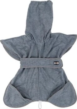 Super Absorberende Honden Badjas Grijs Maat L -Huisdierbenodigdheden Korting 842x1200 1