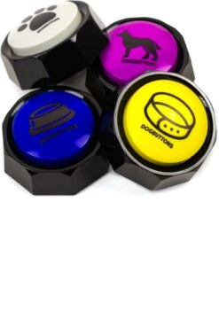 Merkloos Dogbuttons® – PETIFY PREMIUM Praatknoppen - 4stuks – Praatknop – Hond – Opneembare Knoppen – Hond Praten – Hondentraining – Praatknoppen – Dog Button – Hondenknop – Huisdier – Honden Speelgoed Intelligentie – Praten Met Hond – Laat Uw Hond Spreken! -Huisdierbenodigdheden Korting 844x1200 6