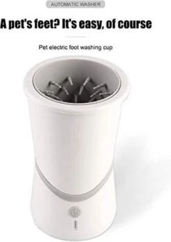 Merkloos Elektrische Hondenpootreiniger Draagbare Pet Voetenreinigingsborstel Zuigerkom Hondenvoetenreiniger Wasmachine Zachte Siliconenborstels Voor Modderige Poten Oplaadbare USB -Huisdierbenodigdheden Korting 846x1200 3