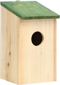 VidaXL Vogelhuisjes 10 St 12x12x22 Cm Massief Vurenhout -Huisdierbenodigdheden Korting 849x1200 3
