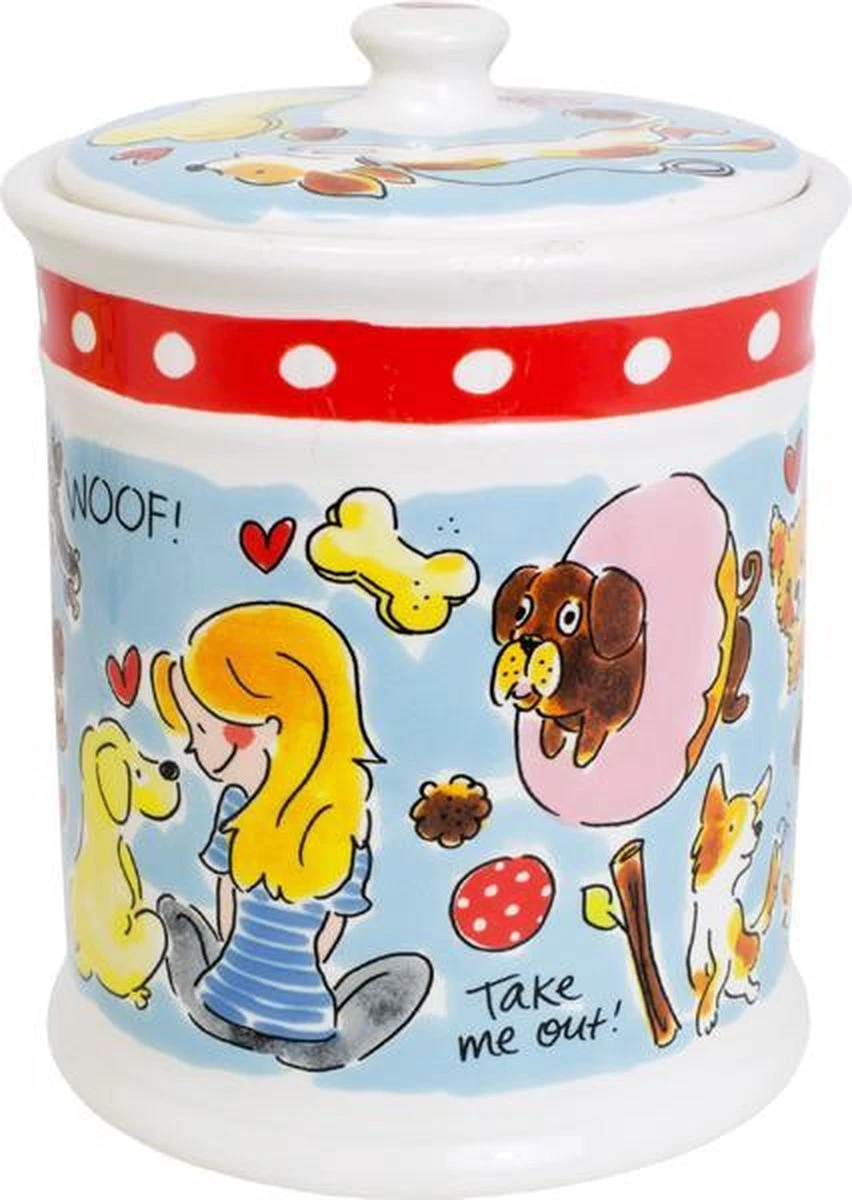 Blond Amsterdam - Dier - Voorraadpot - Hond - Ø 16 Cm 3 Blond Amsterdam - Dier - Voorraadpot - Hond - Ø 16 Cm