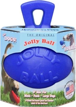 Jolly Pets Jolly Ball – Paarden- En Honden Speelbal Met Appelgeur - Ter Vermaak In De Stal/binnenshuis Of Buiten - Bijtbestendig - Blauw - Ø 20 Cm -Huisdierbenodigdheden Korting 853x1200 1