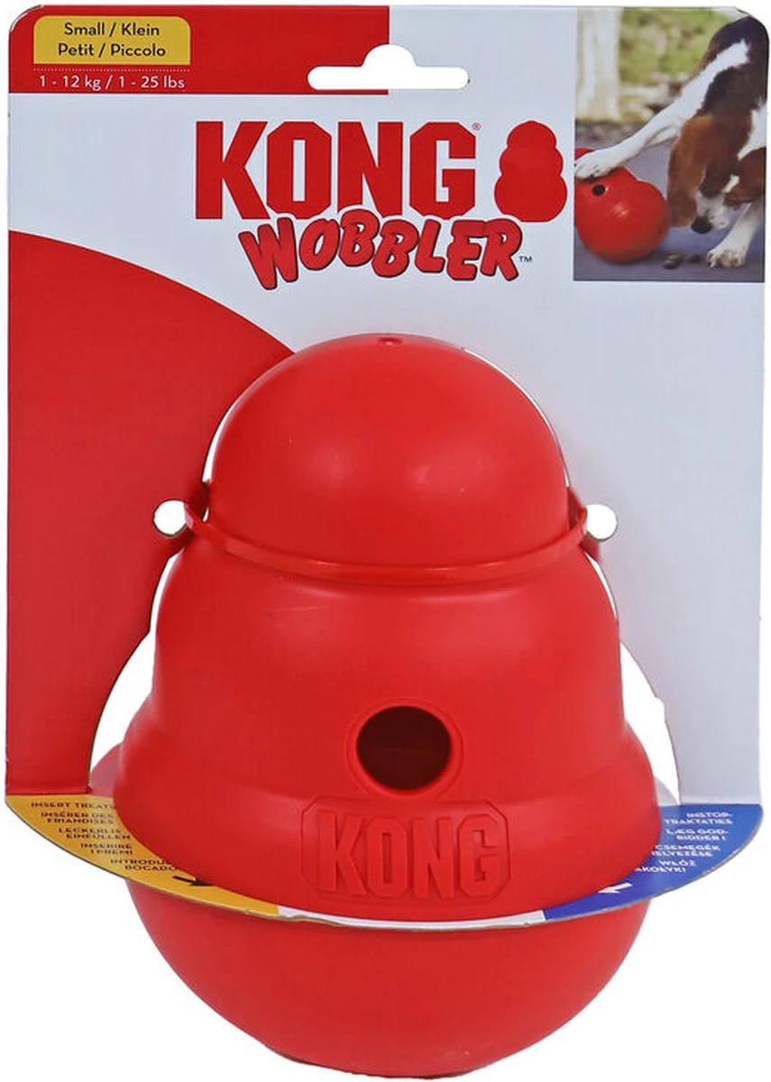 Kong Wobbler - Hondenspeelgoed - Rood - S - 15 X 11 Cm 9 Kong Wobbler - Hondenspeelgoed - Rood - S - 15 X 11 Cm - Image 7