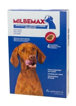 Elanco Milbemax Kauwtablet Hond - Anti Wormenmiddel - 28 G 4 Stuks Vanaf 5 Kg -Huisdierbenodigdheden Korting 861x1200