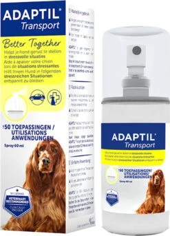 Adaptil Antistressmiddel - Transport Spray Hond - 60 Ml 31 Adaptil Antistressmiddel - Transport Spray Hond - 60 Ml -Huisdierbenodigdheden Korting 863x1200 3