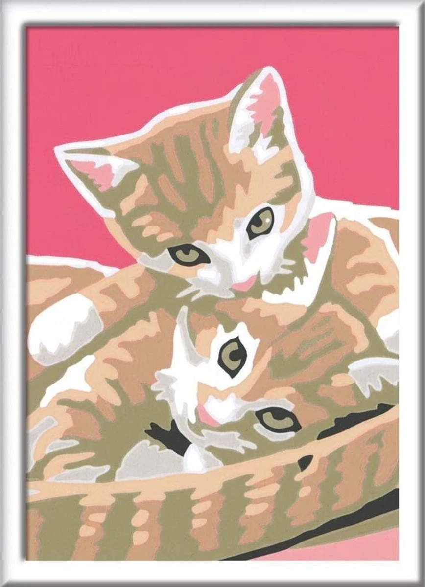 Ravensburger Schilder Op Nummer 3in1 Set Dieren 4 Ravensburger Schilder Op Nummer 3in1 Set Dieren - Image 2