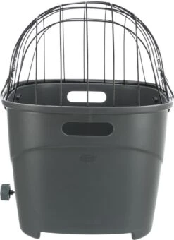 Trixie Fietsmand Voor Bagagedrager Met Draadkoepel Kunststof Grijs (46X36X47 CM) -Huisdierbenodigdheden Korting 872x1200 4