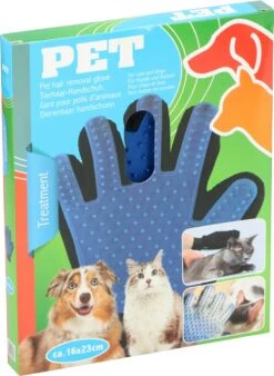 Merkloos Vachtverzorgingshandschoen -Huisdierbenodigdheden Korting 877x1200 1