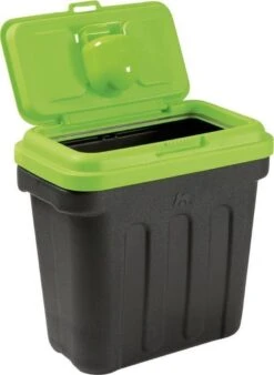 Maelson Dry Box - Voedselcontainer Zwart Groen Met Bijgeleverd Schepje - Bewaarbox In 4 Maten Van 7,5 Kg Tot 20 Kg - Maelson Dry Box 3 Zonder Schepje -Huisdierbenodigdheden Korting 877x1200 3