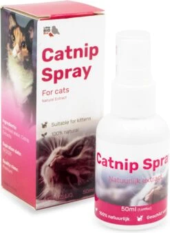 LBB - Catnip Spray 50ML - 100% Natuurlijk - CE Gekeurd - Kattenkruid Spray - Catnip Speelgoed - Valeriaan - Kat - Katten