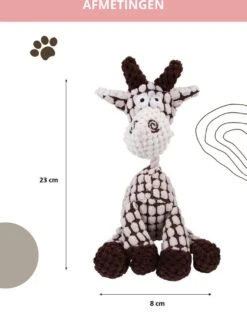 Honden Knuffel - Set Van 2 - Hondenspeelgoed Met Piep - Honden En Katten - Ezel En Giraf - Sellaio -Huisdierbenodigdheden Korting 881x1200 11