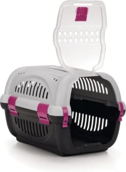 Beeztees Rhino - Reismand - Grijs/Roze - 51x34,5x33 Cm