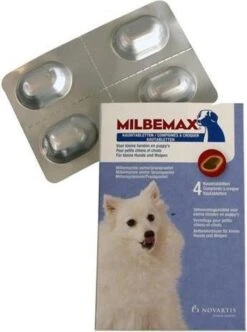 Elanco Milbemax Kauwtablet Hond - Anti Wormenmiddel - 12 G 4 Stuks 1 Tot 5 Kg -Huisdierbenodigdheden Korting 892x1200