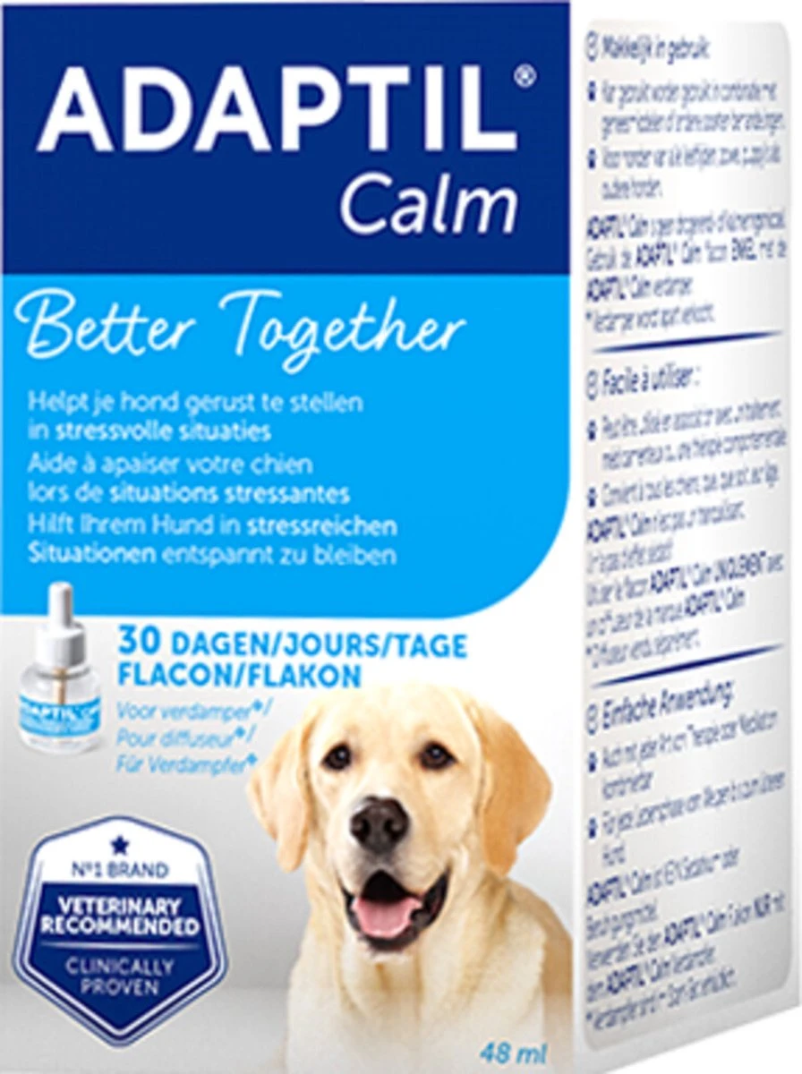 Adaptil Calm Navulling - 48 Ml - Anti-stress Hond - 1 Navulling Voor Adaptil Calm Verdamper 6 Adaptil Calm Navulling - 48 Ml - Anti-stress Hond - 1 Navulling Voor Adaptil Calm Verdamper - Image 4