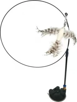 Kattenspeelgoed - Simulatie Vogel - Interactieve Grappige Kattenspeeltjes - Kattenhengel Met Zuignap + 4 Vogels + Een Kattenhengel GRATIS -Huisdierbenodigdheden Korting 898x1200 10