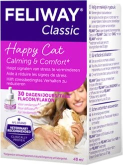Feliway Classic - Navulling - 48 Ml - Anti-stress Kat -Huisdierbenodigdheden Korting 899x1200 20