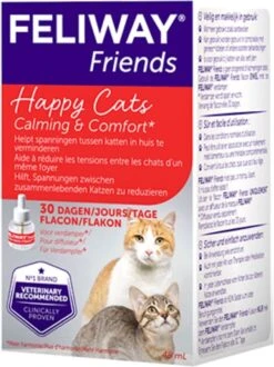 Feliway Friends - Navulling - 1 X 48 Ml - Anti-conflict Voor Katten -Huisdierbenodigdheden Korting 899x1200 22