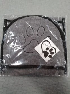 N4dogs – Hondenhanddoek – Honden Handdoek – Microvezel Handdoek – Handdoek Hond – Droogdoek Hond – Dierendeken – Sterk Absorberend – Handdoek Met Zakken - Grijs - 66 X 23 Cm -Huisdierbenodigdheden Korting 899x1200 5