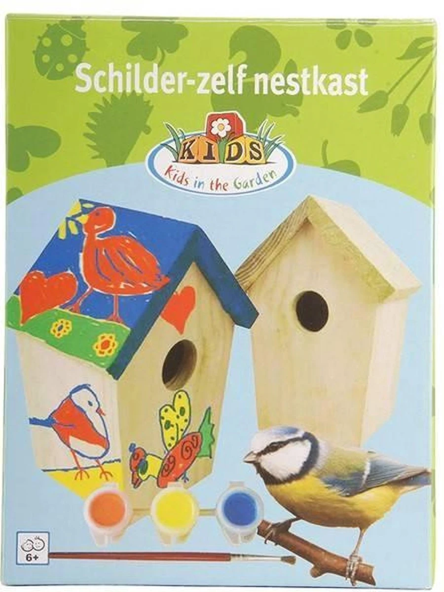 Esschert Design - Doe Het Zelf Nestkastje Met Verf - 15 X 12 X 20 Cm 11 Esschert Design - Doe Het Zelf Nestkastje Met Verf - 15 X 12 X 20 Cm - Image 9