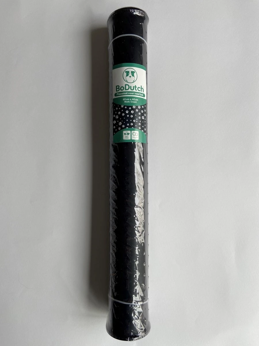 BoDutch - Placemat Voor Voerbak - Voermat Hond Kat - Zwart - Siliconen - 60x40cm 8 BoDutch - Placemat Voor Voerbak - Voermat Hond Kat - Zwart - Siliconen - 60x40cm - Image 6