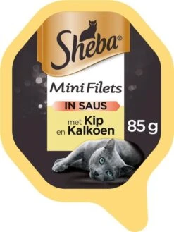 Sheba Mini Filets In Saus Katten Natvoer - Kip & Kalkoen - 22 X 85 Gr 7 Sheba Mini Filets In Saus Katten Natvoer - Kip & Kalkoen - 22 X 85 Gr -Huisdierbenodigdheden Korting 900x1200 57