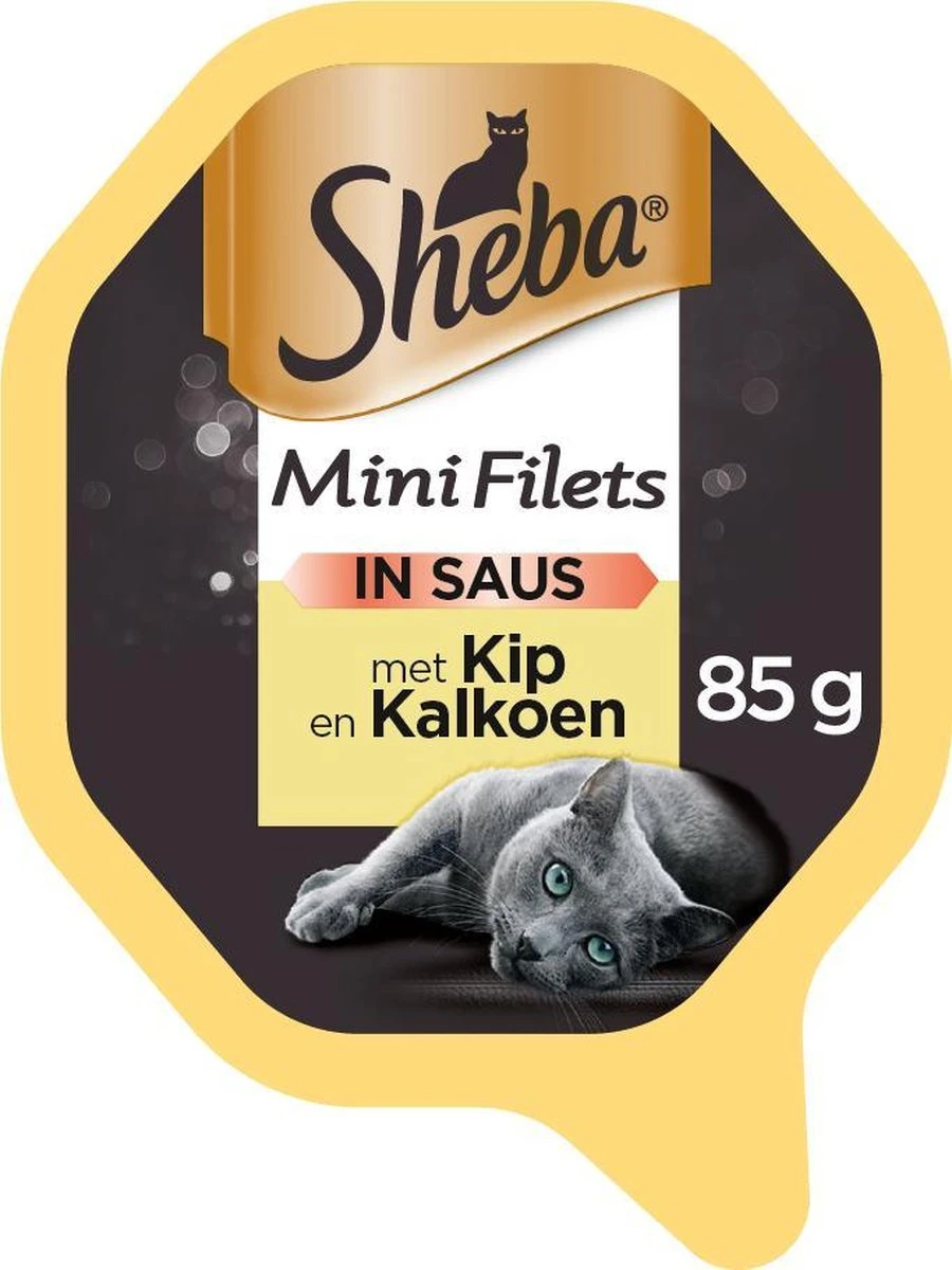 Sheba Mini Filets In Saus Katten Natvoer - Kip & Kalkoen - 22 X 85 Gr 5 Sheba Mini Filets In Saus Katten Natvoer - Kip & Kalkoen - 22 X 85 Gr - Image 3