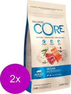 Wellness Core Grain Free Cat Ocean Zalm&Tonijn - Kattenvoer - 2 X 1.75 Kg -Huisdierbenodigdheden Korting 900x1200 59