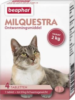 Beaphar Milquestra Ontworming Tabletten Kat 2 - 12 Kg 4 Tabletten -Huisdierbenodigdheden Korting 900x1200 63