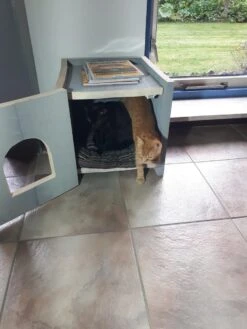 Bronneger Exclusive - Kattenhuis - XXL - Kattenbak Ombouw Kast - Kattenmand -Huisdierbenodigdheden Korting 900x1200 93