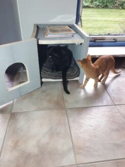 Bronneger Exclusive - Kattenhuis - XXL - Kattenbak Ombouw Kast - Kattenmand -Huisdierbenodigdheden Korting 900x1200 96