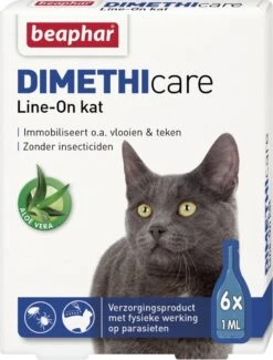 Beaphar DIMETHIcare Line On Kat - Vlooienbestrijding - 6 Pipetten -Huisdierbenodigdheden Korting 913x1200 7