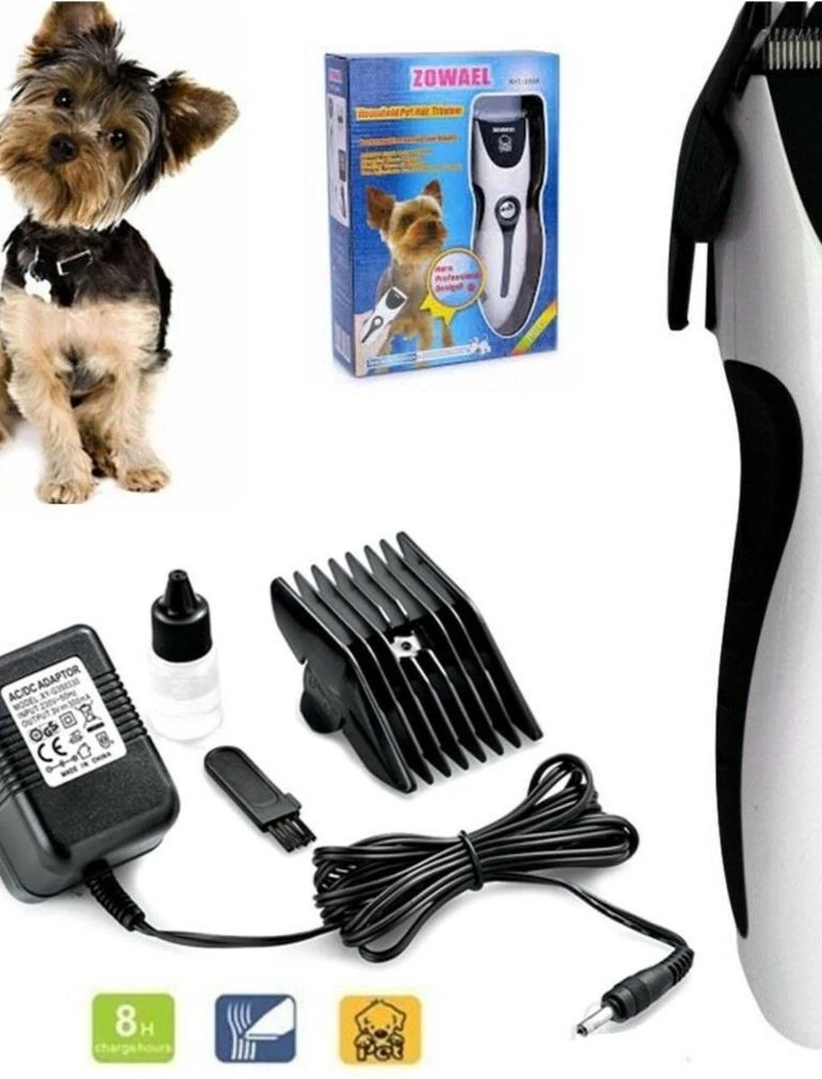 Zowael Professioneel Hondentondeuse - Verstelbare Hondentondeuse - Dieren Tondeuse - Hondentondeuse Dikke Vacht - Hondentondeuse Draadloos- Huisdier Trimmer - Scheerapparaat Honden - Set 4 Opzetkammen 4 Zowael Professioneel Hondentondeuse - Verstelbare Hondentondeuse - Dieren Tondeuse - Hondentondeuse Dikke Vacht - Hondentondeuse Draadloos- Huisdier Trimmer - Scheerapparaat Honden - Set 4 Opzetkammen - Image 2