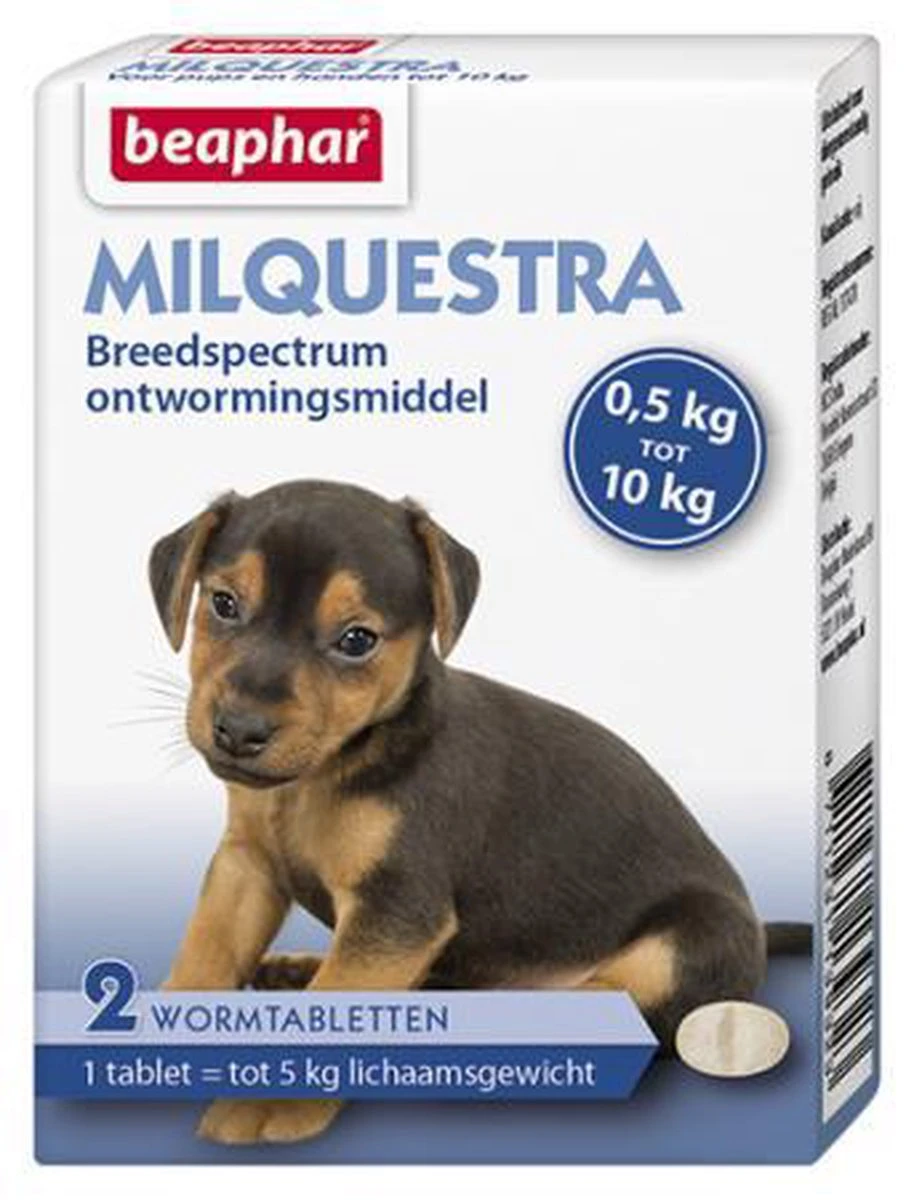 Beaphar Milquestra Kleine Hond/Puppy - Ontwormingsmiddel - 2 Tabletten 9 Beaphar Milquestra Kleine Hond/Puppy - Ontwormingsmiddel - 2 Tabletten - Image 7