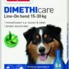 Beaphar Dimethicare Line-on Vlooien- En Tekenmiddel Hond - 15 Tot 30 Kg - 6 Pipetten