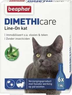Beaphar DIMETHIcare Line On Kat - Vlooienbestrijding - 6 Pipetten -Huisdierbenodigdheden Korting 915x1200 7