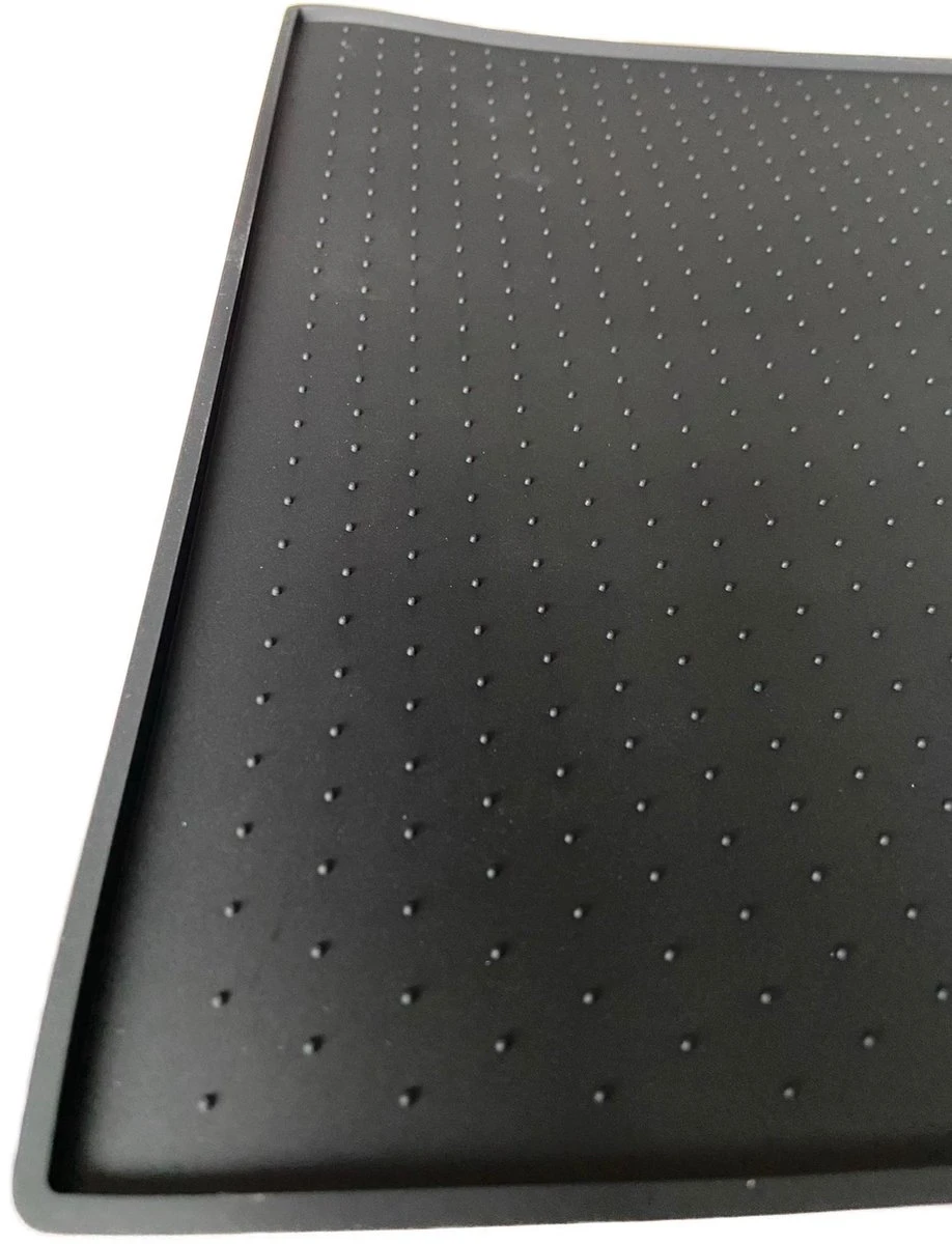 BoDutch - Placemat Voor Voerbak - Voermat Hond Kat - Zwart - Siliconen - 60x40cm 5 BoDutch - Placemat Voor Voerbak - Voermat Hond Kat - Zwart - Siliconen - 60x40cm - Image 3