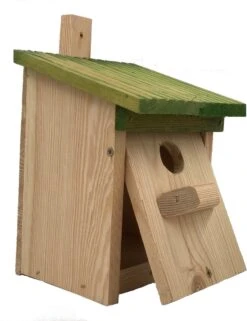 GARDEN SPIRIT Vogelhuisje Nestkast Boswachtershutje Koolmees - Groen -Huisdierbenodigdheden Korting 924x1200 4
