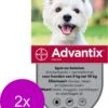 Bayer Advantix Vlooien & Teken Pipetten - Hond 4 Tot 10kg - 2 X 6 Stuks -Huisdierbenodigdheden Korting 927x1200