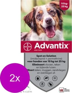Bayer Advantix Vlooien & Teken Pipetten - Hond 10 Tot 25kg - 2 X 4 Stuks 7 Bayer Advantix Vlooien & Teken Pipetten - Hond 10 Tot 25kg - 2 X 4 Stuks -Huisdierbenodigdheden Korting 928x1200 1