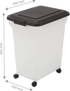 Iris Ohyama Air Tight Food Container Set Van 2 - ATS-C - Kunststof - 20 En 45 Liter - Transparant/Grijs - Met Schepje 10 Iris Ohyama Air Tight Food Container Set Van 2 - ATS-C - Kunststof - 20 En 45 Liter - Transparant/Grijs - Met Schepje -Huisdierbenodigdheden Korting 928x1200