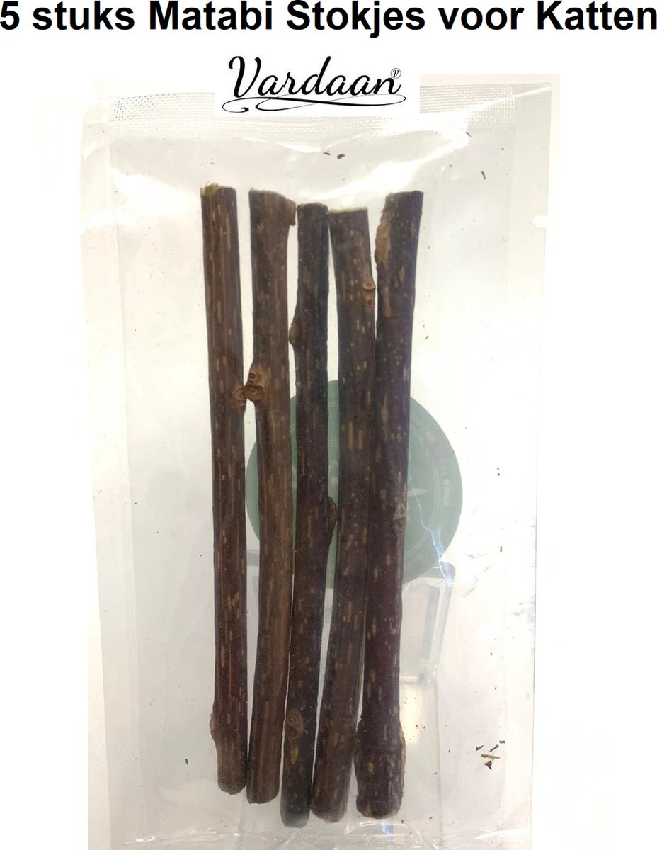 Matatabi Kauwstaafjes Voor Katten - 5x Matabi Stokjes - Kattenspeelgoed - 100% Natuurlijke Sticks - Plantaardig - Silver Vine Kauwstaven Voor Kittens - Kattenkruid Effect - Gebitsverzorging - 5 Stuks Vardaan Kauwstaven Voor Katten - XS - 11 Cm 6 Matatabi Kauwstaafjes Voor Katten - 5x Matabi Stokjes - Kattenspeelgoed - 100% Natuurlijke Sticks - Plantaardig - Silver Vine Kauwstaven Voor Kittens - Kattenkruid Effect - Gebitsverzorging - 5 Stuks Vardaan Kauwstaven Voor Katten - XS - 11 Cm - Image 4